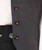 Picture of ABEL BLACK STRIPED SLEEVELESS WAISTCOAT